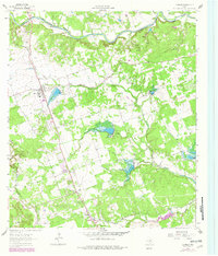 Leander 1962 topographic map preview
