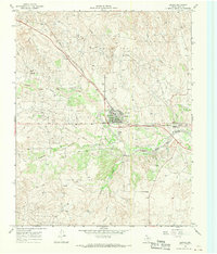 Lefors 1967 topographic map preview