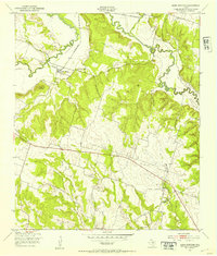 Leon Junction 1947 topographic map preview