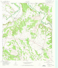 Leon Junction 1957 topographic map thumbnail