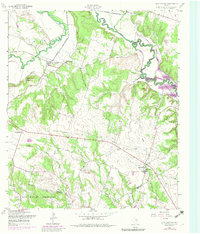 Leon Junction 1957 topographic map thumbnail