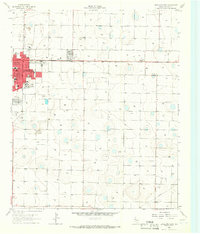Levelland East 1965 topographic map thumbnail