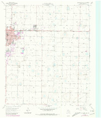 Levelland East 1965 topographic map thumbnail