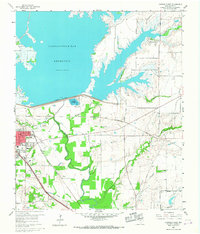 Lewisville East 1960 topographic map thumbnail