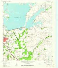 Lewisville East 1960 topographic map thumbnail