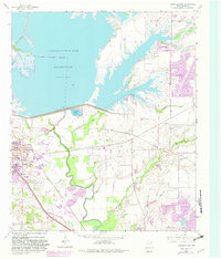 Lewisville East 1960 topographic map thumbnail
