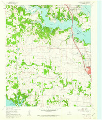 Lewisville West 1960 topographic map thumbnail