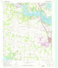 Lewisville West 1960 topographic map thumbnail