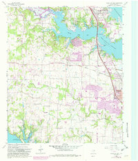 Lewisville West 1960 topographic map thumbnail