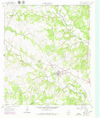 Liberty Hill 1962 topographic map thumbnail