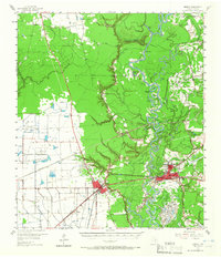 Liberty 1955 topographic map preview