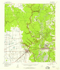Liberty 1955 topographic map preview