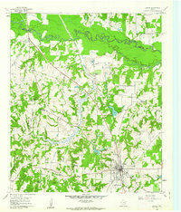 Lindale 1960 topographic map preview