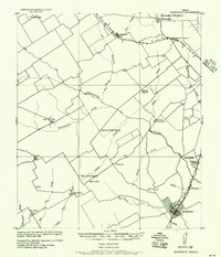 Groesbeck 1957 topographic map preview