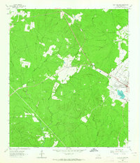 Groveton West 1963 topographic map thumbnail