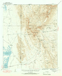 Guadalupe Peak 1933 topographic map thumbnail
