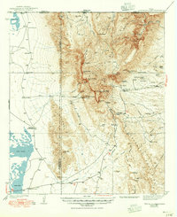 Guadalupe Peak 1940 topographic map thumbnail