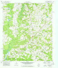 Gum Springs 1973 topographic map thumbnail
