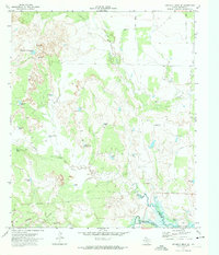 Gunsight Draw NE 1970 topographic map thumbnail