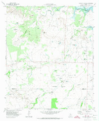 Gunsight Draw SE 1970 topographic map thumbnail
