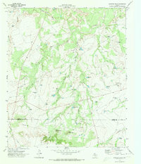 Gunsight Draw 1970 topographic map preview