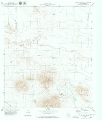 Gunsight Hills South 1979 topographic map thumbnail
