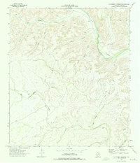 Hackberry Crossing 1973 topographic map thumbnail
