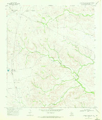 Hackberry Draw NW 1969 topographic map preview
