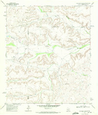 Hackberry Draw SE 1969 topographic map thumbnail