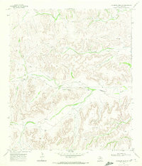 Hackberry Draw SW 1969 topographic map thumbnail