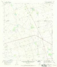 Hackberry Lake 1968 topographic map preview
