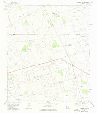 Hackberry Lake 1968 topographic map thumbnail