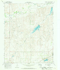Hackberry Creek 1967 topographic map preview