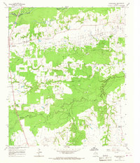 Hagansport 1964 topographic map thumbnail