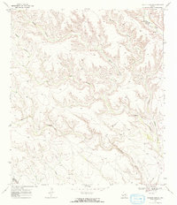 Hagler Canyon 1969 topographic map preview