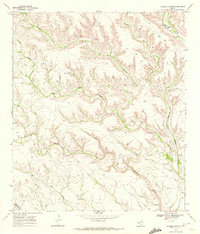 Hagler Canyon 1969 topographic map thumbnail