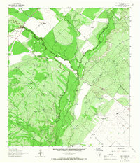Halff Ranch 1964 topographic map thumbnail