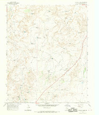 Halfway Creek 1966 topographic map thumbnail