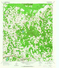 Hallsville 1961 topographic map thumbnail