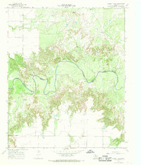 Halsell Ranch 1966 topographic map preview
