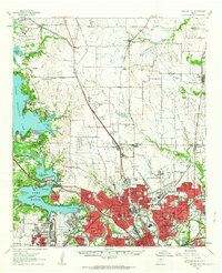 Haltom City 1955 topographic map thumbnail