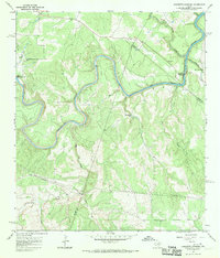 Hammetts Crossing 1967 topographic map thumbnail