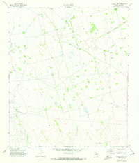 Hanks Ranch 1971 topographic map thumbnail