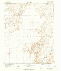Hansford Camp 1962 topographic map thumbnail