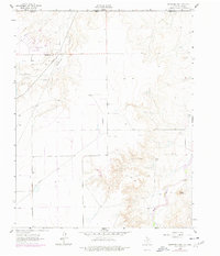 Hansford Camp 1962 topographic map thumbnail