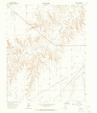 Hansford 1962 topographic map thumbnail