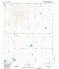 Happy Hereford Ranch 1984 topographic map thumbnail