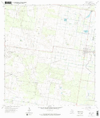 Hargill 1963 topographic map thumbnail