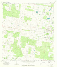 Hargill 1963 topographic map thumbnail