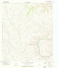 Harkell Canyon 1973 topographic map thumbnail